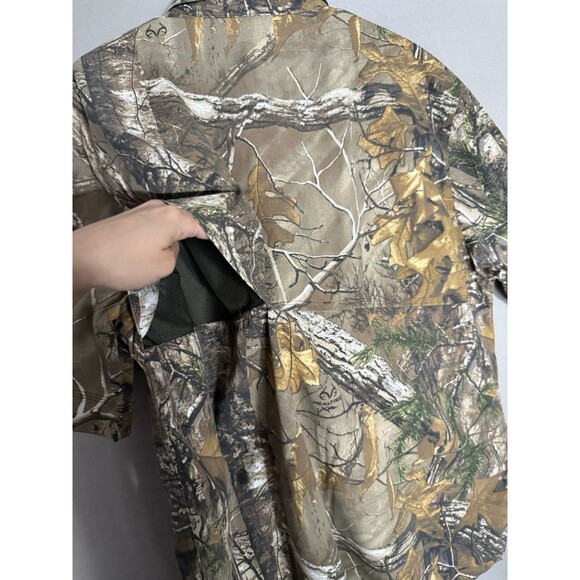 5.11 Tactical Button Down XL Shirt Camo Short Sleeve Vented Hunting Fishing - Picture 7 of 8